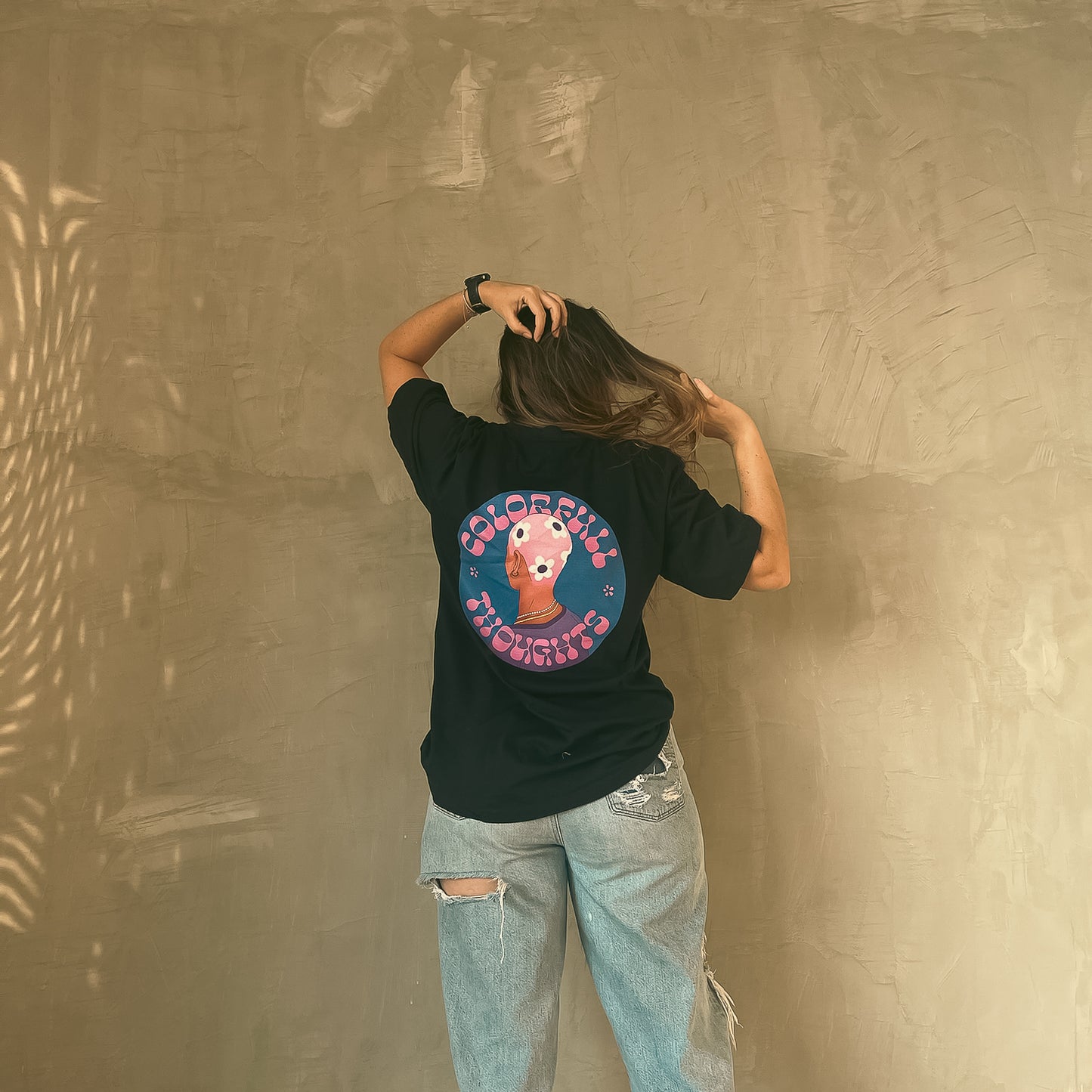Camisa Oversized "COLORFULL THOUGHTS"